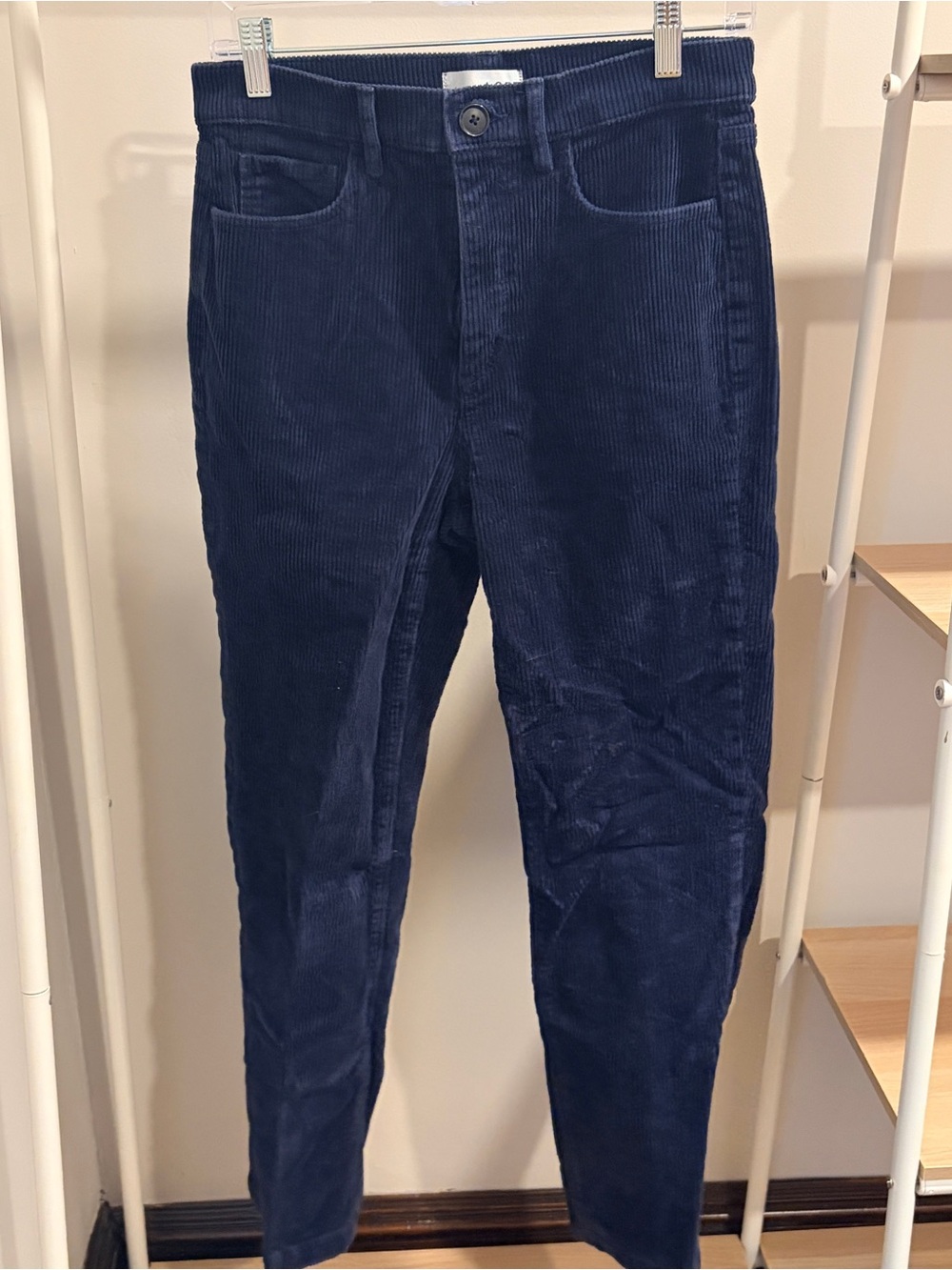 LOFT Navy Corduroy Pants